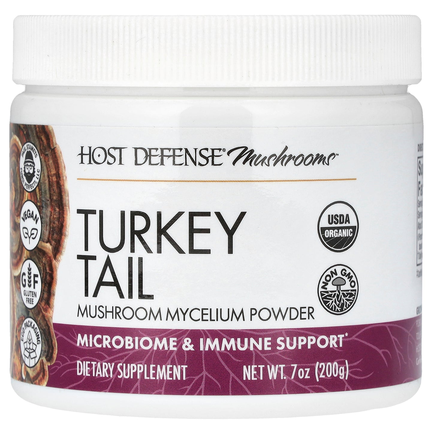 Host Defense, Mushrooms, Turkey Tail, 7 oz (200 g)