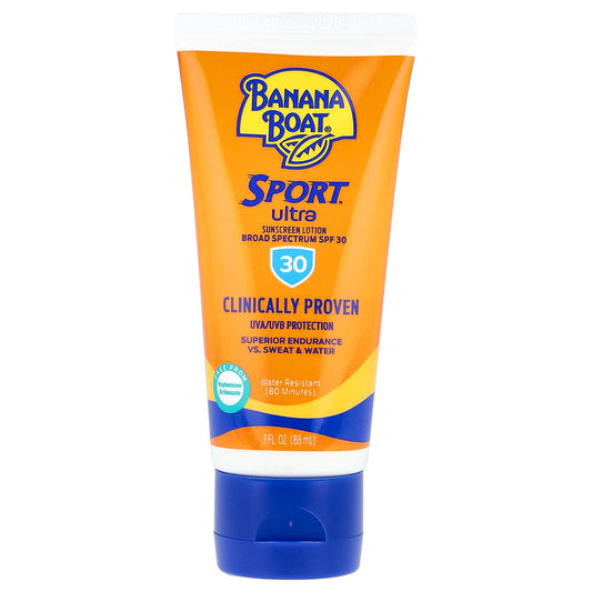 Banana Boat, Sport™ Ultra, Sunscreen Lotion, SPF 30, 3 fl oz (88 ml)