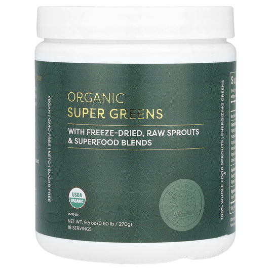 Global Healing, Organic Super Greens, 9.5 oz (270 g)