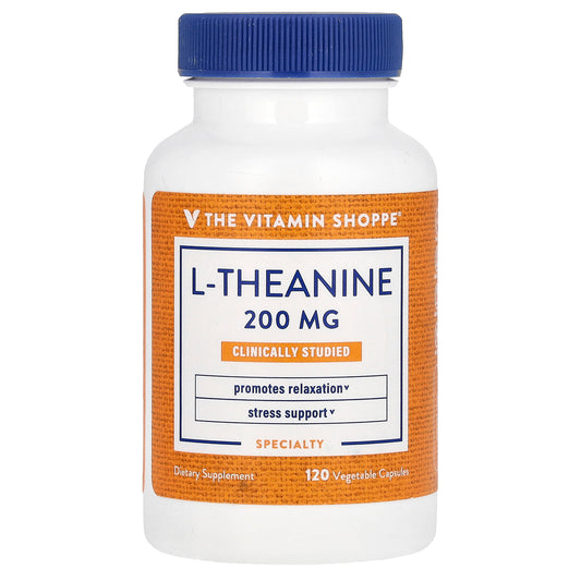 The Vitamin Shoppe, L-Theanine , 200 mg, 120 Vegetable Capsules