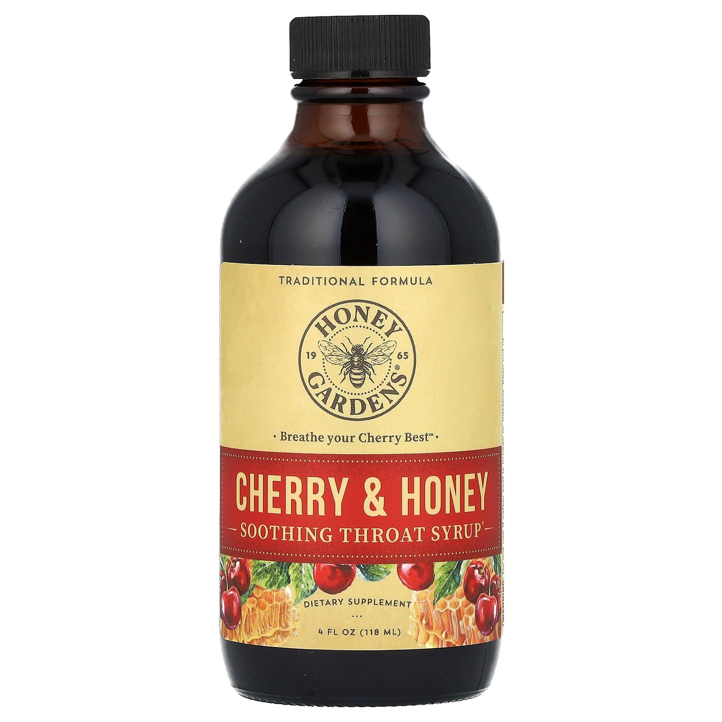 Zand, Soothing Throat Syrup, Cherry & Honey, 4 fl oz (118 ml)