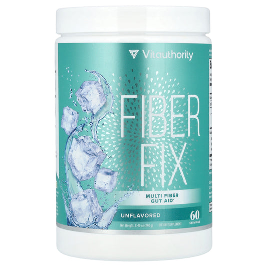 Vitauthority, Fiber Fix, Multi Fiber Gut Aid, Unflavored, 8.46 oz (240 g)