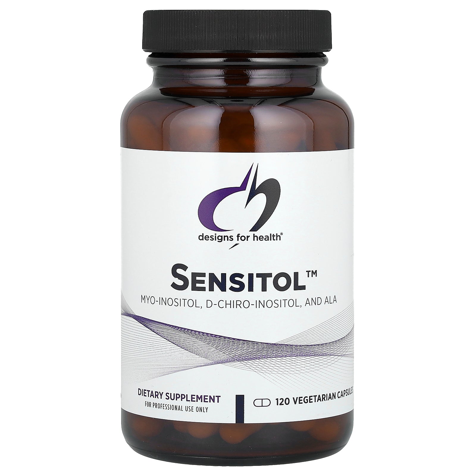 Designs For Health, Sensitol™, Myo-Inositol, D-Chiro-Inositol, And ALA, 120 Vegetarian Capsules