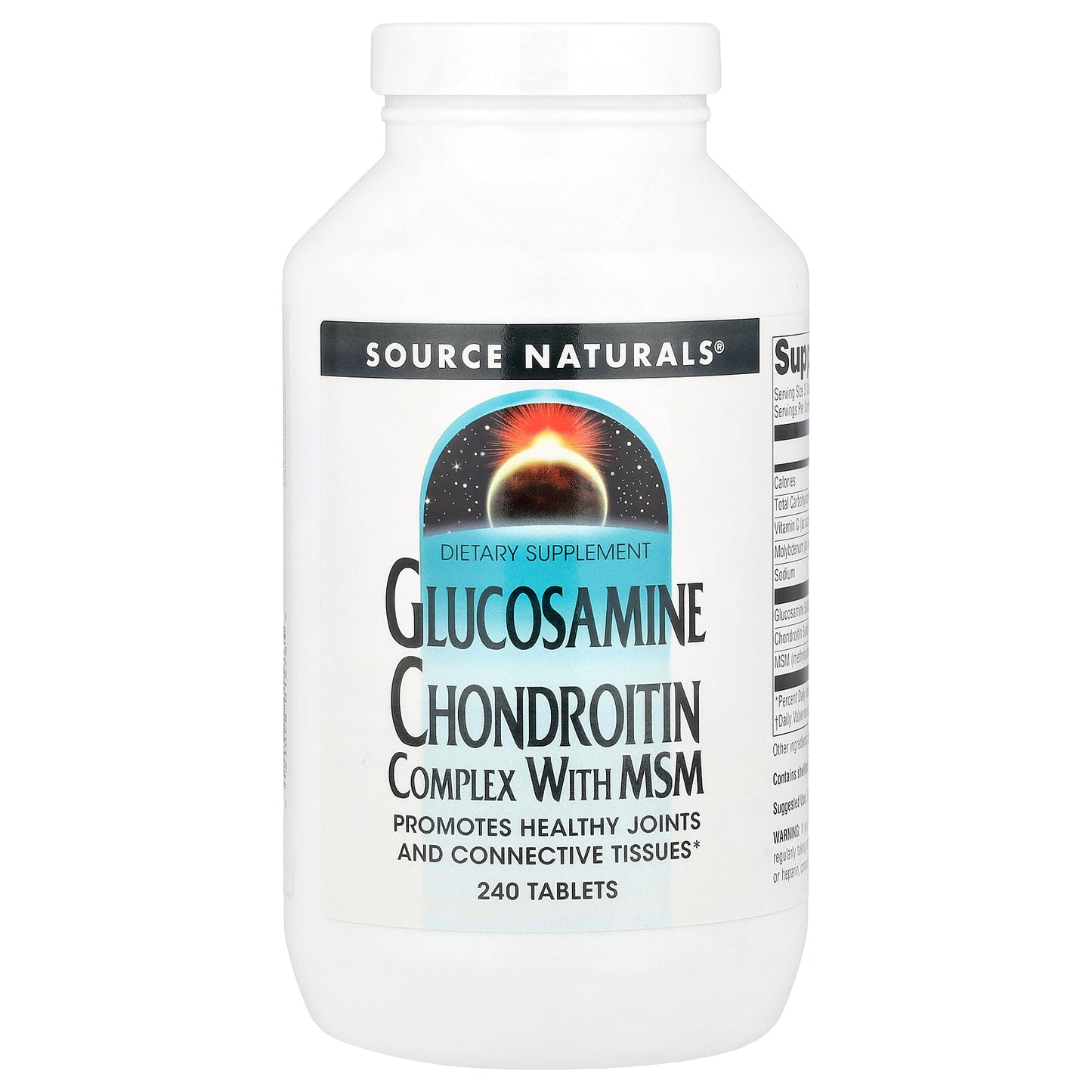 Source Naturals, Glucosamine Chondroitin Complex With MSM, 240 Tablets