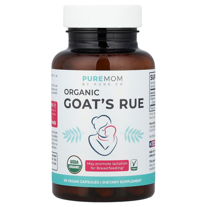 Pure Co., Organic Goat's Rue, 60 Vegan Capsules (375 mg per Capsule)