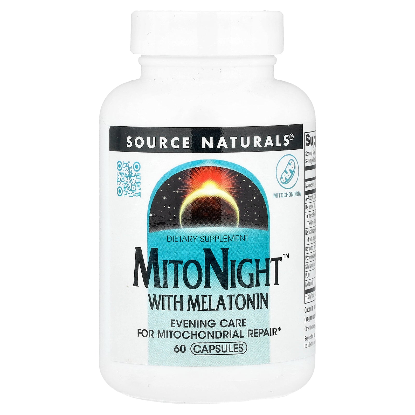 Source Naturals, MitoNight™ With Melatonin, 60 Capsules
