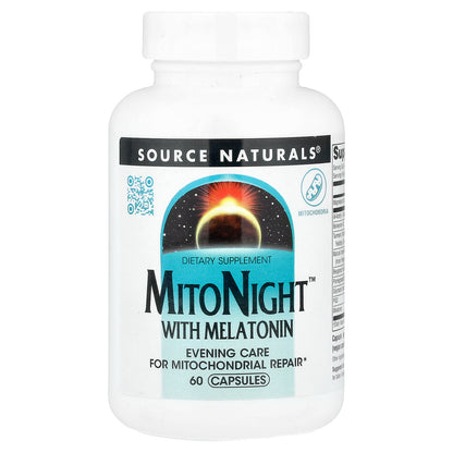 Source Naturals, MitoNight™ With Melatonin, 60 Capsules