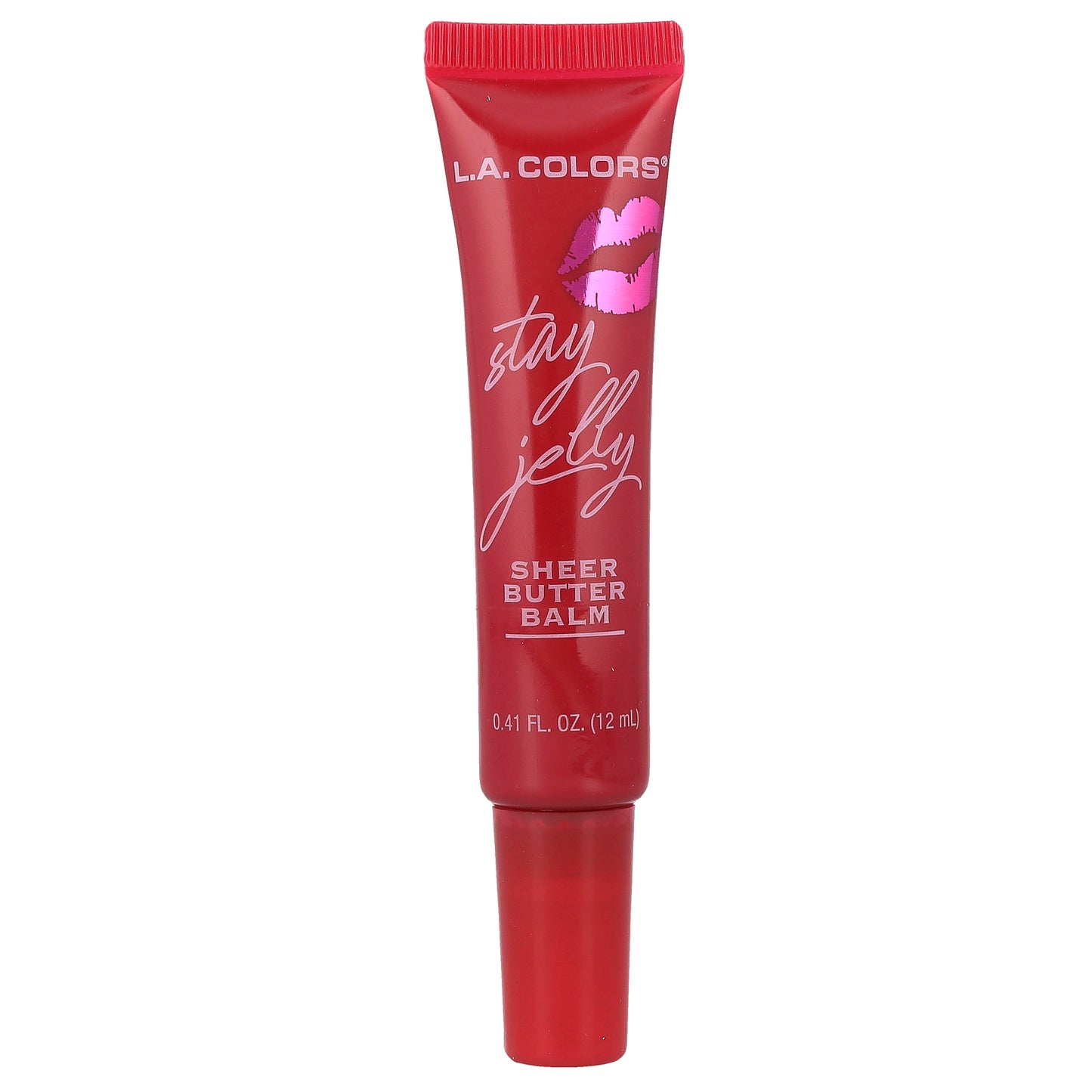 L.A. Colors, Stay Jelly, Sheer Butter Balm, CLG463 Secret Love, 0.41 fl oz (12 ml)