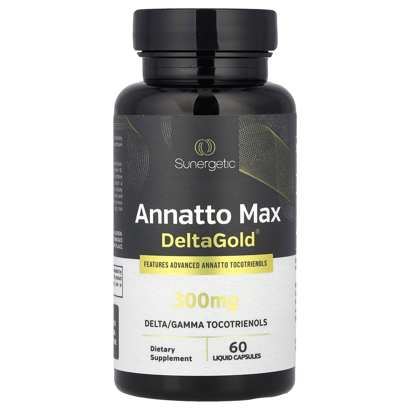 Sunergetic, Annatto Max DeltaGold®, 300 mg, 60 Liquid Capsules