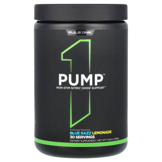 Rule One Proteins, Pump, Blue Razz Lemonade, 11.64 oz (330 g)