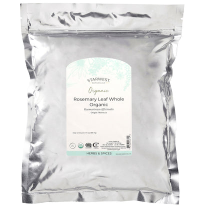Starwest Botanicals, Organic Rosemary Leaf, Whole, 1 lb (453.6 g)