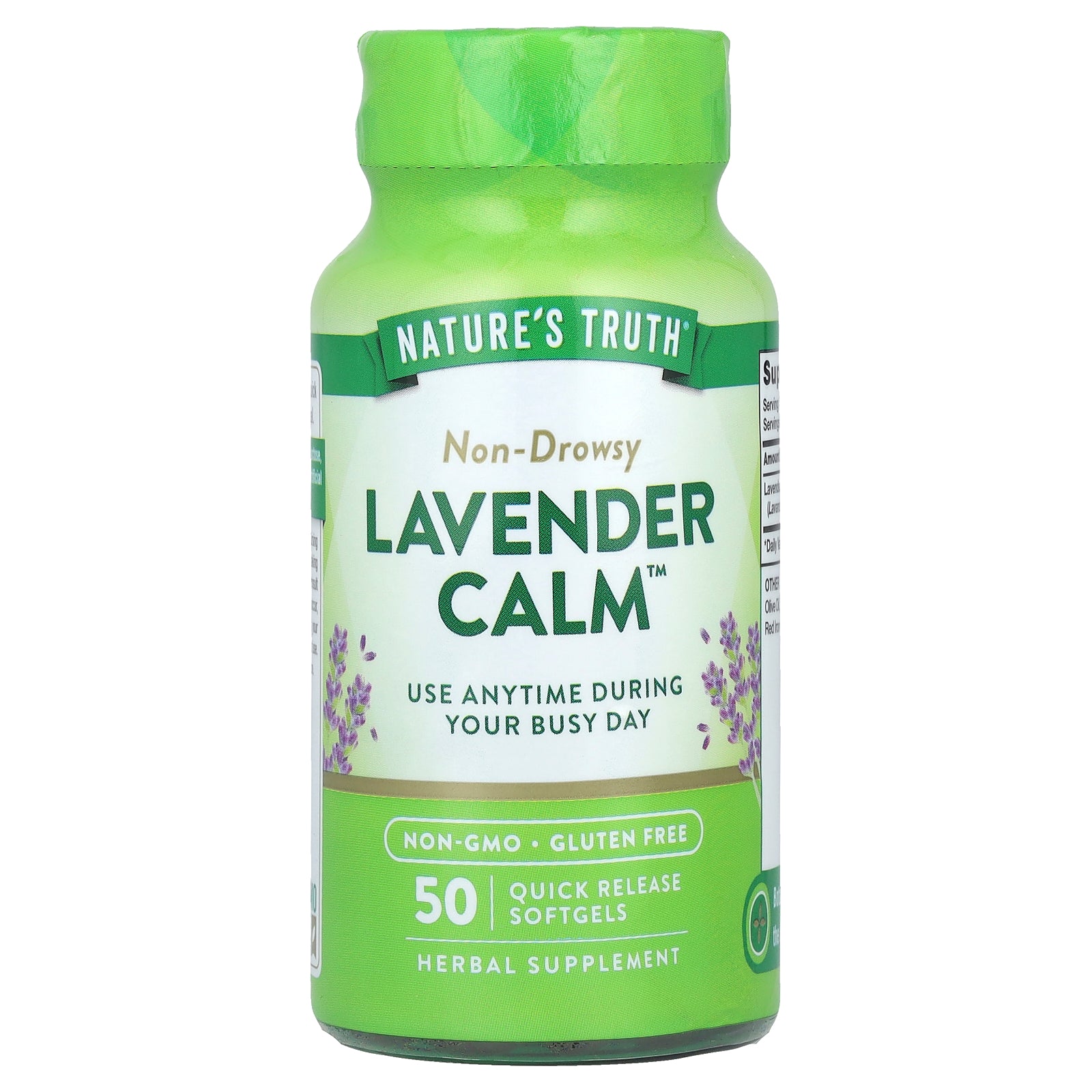 Nature's Truth, Lavender Calm™, 50 Quick Release Softgels