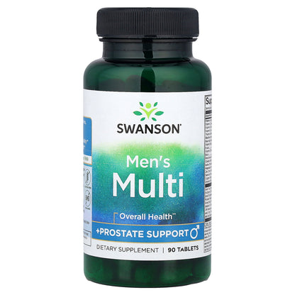 Swanson, Men's Multi + Prostate Support, 90 Tablets