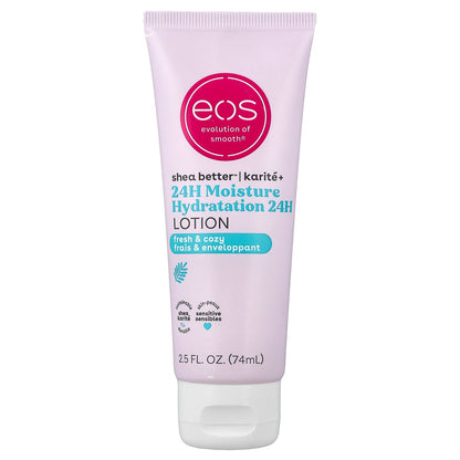 EOS, Shea Better™, 24H Moisture Lotion, Fresh & Cozy, 2.5 fl oz (74 ml)