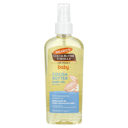 Palmer's, Baby, Cocoa Butter Formula® with Vitamin E, Cocoa Butter Baby Oil, 5.1 fl oz (150 ml)