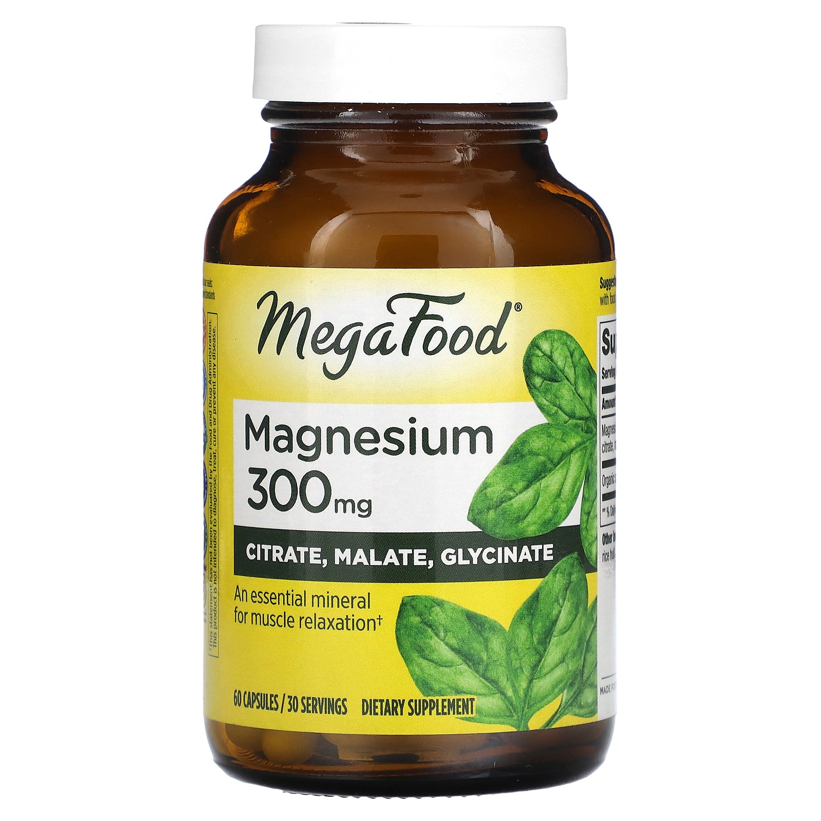MegaFood, Magnesium, 60 Capsules
