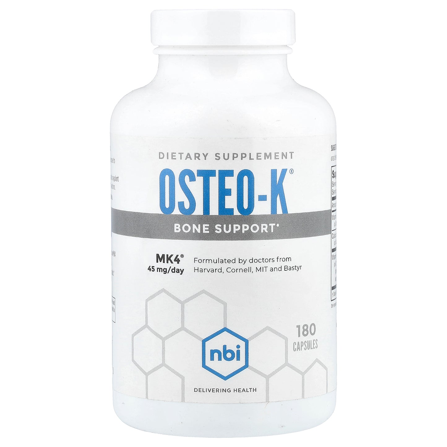NBI, Osteo-K®, 180 Capsules
