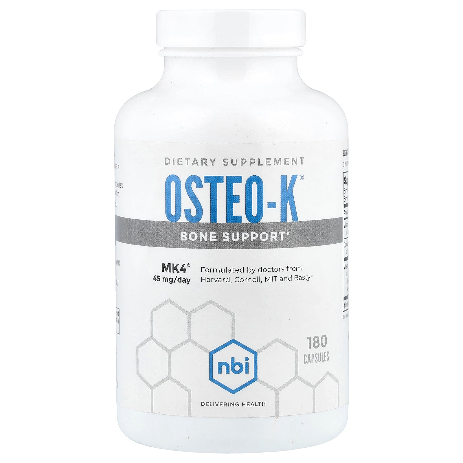 NBI, Osteo-K®, 180 Capsules