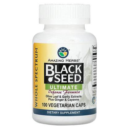 Amazing Herbs, Black Seed, Ultimate Defense Formula, 100 Vegetarian Caps