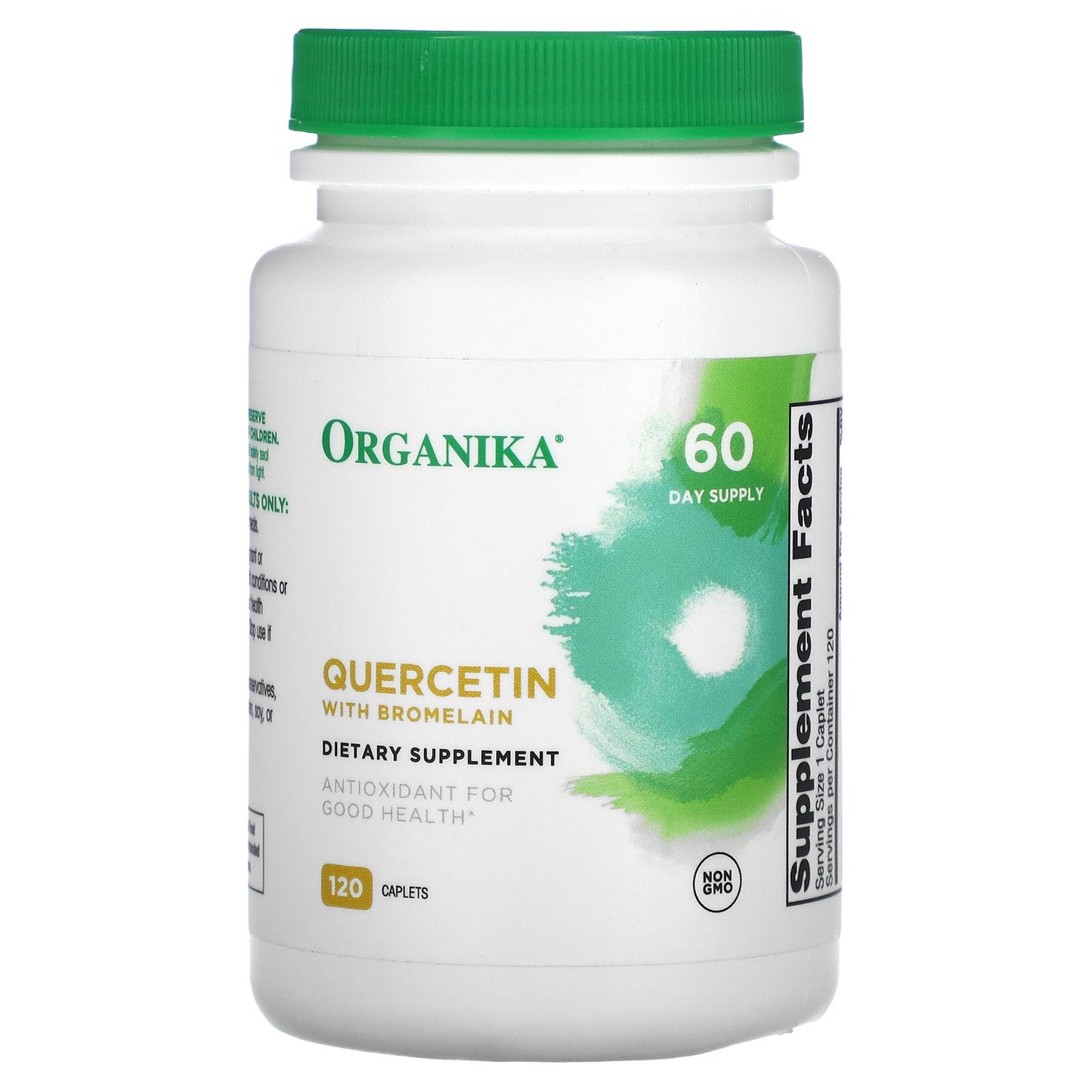 Organika, Quercetin with Bromelain, 120 Caplets