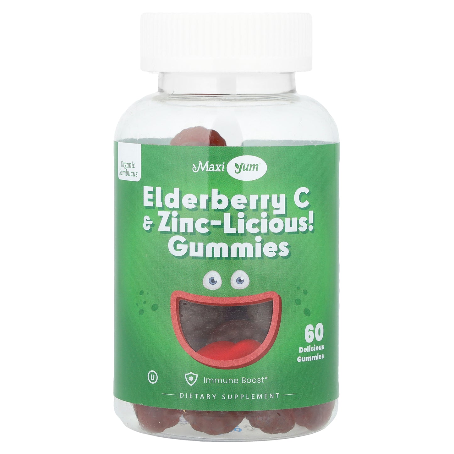 Maxi Health, Elderberry C & Zinc-Licious! Gummies, 60 Gummies