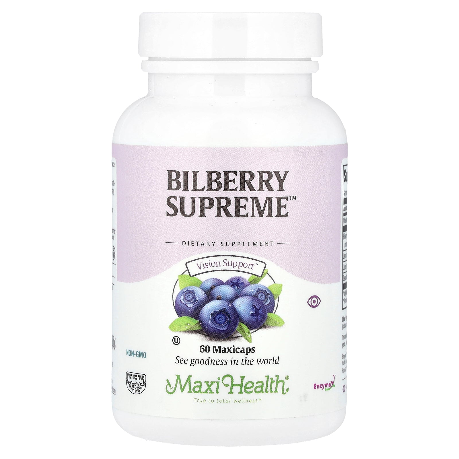 Maxi Health, Bilberry Supreme™, 60 MaxiCaps