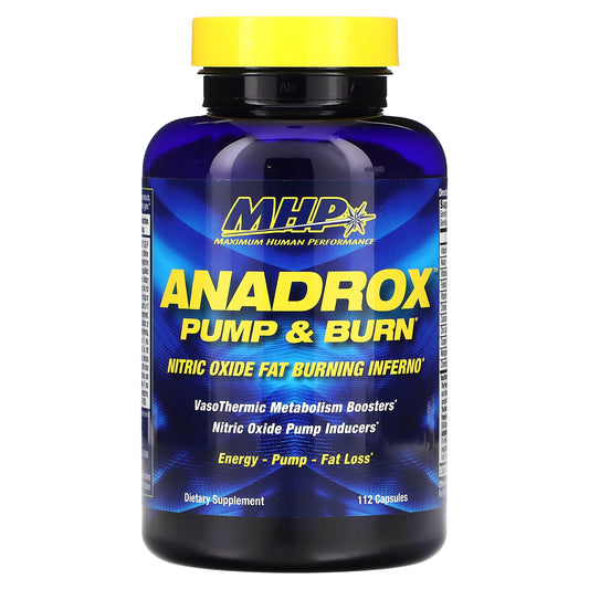 MHP, Anadrox Pump & Burn, 112 Capsules