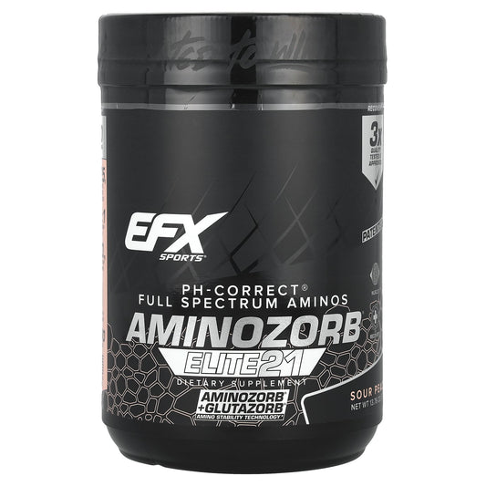 EFX Sports, AminoZorb® Elite 21, Sour Peach, 13.76 oz (390 g)