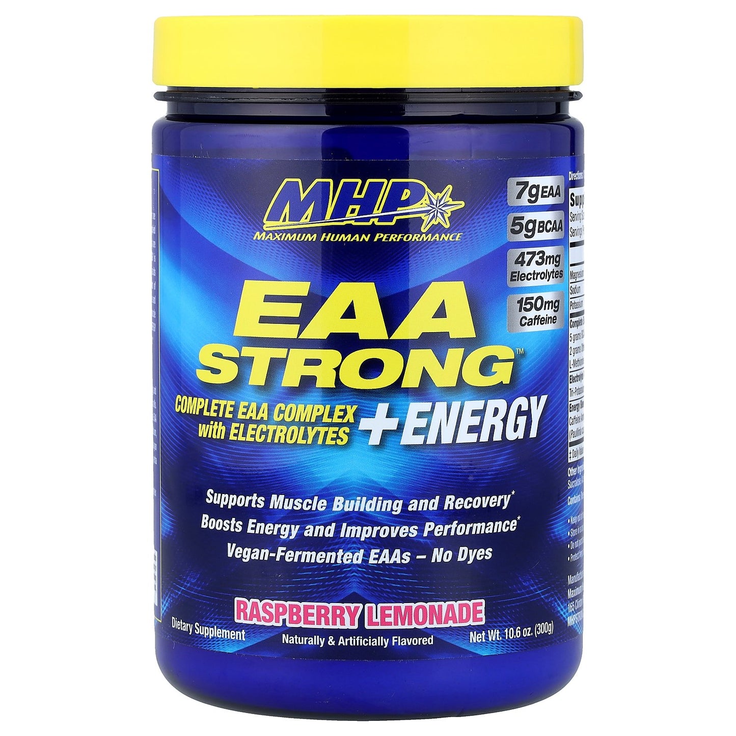 MHP, EAA Strong™ + Energy, Raspberry Lemonade, 10.6 oz (300 g)
