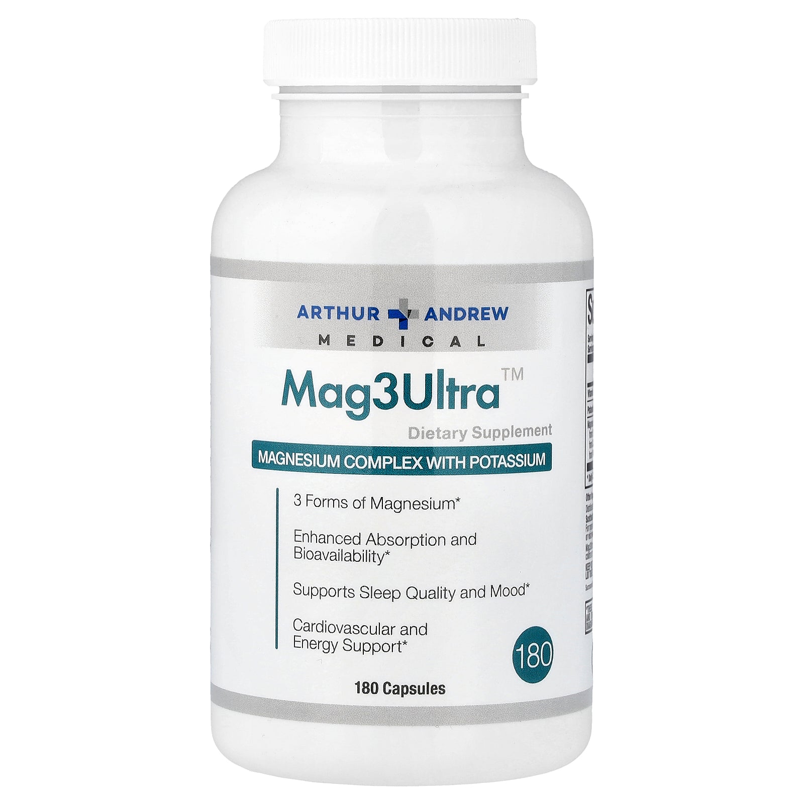 Arthur Andrew Medical, Mag3Ultra™, 180 Capsules