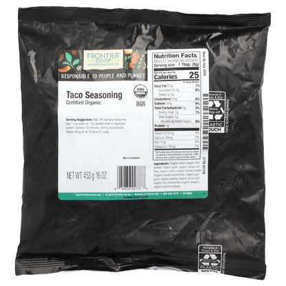 Frontier Co-op, Organic Taco Seasoning, 16 oz (453 g)