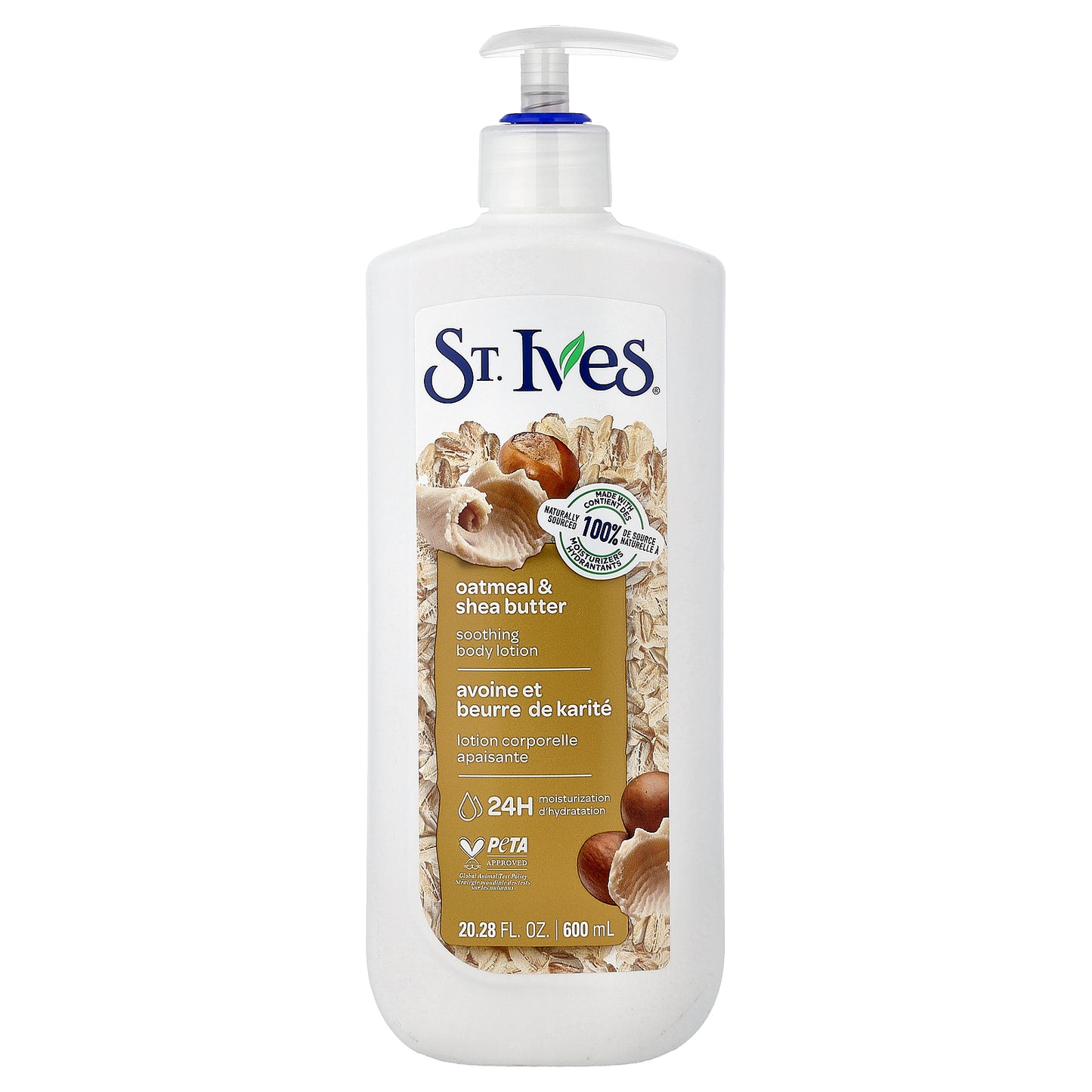 St. Ives, Soothing Body Lotion, Oatmeal & Shea Butter, 20.28 fl oz (600 ml)