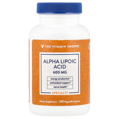 The Vitamin Shoppe, Alpha Lipoic Acid, 600 mg , 120 Vegetable Capsules