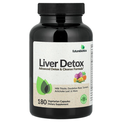 Futurebiotics, Liver Detox, 180 Vegetarian Capsules