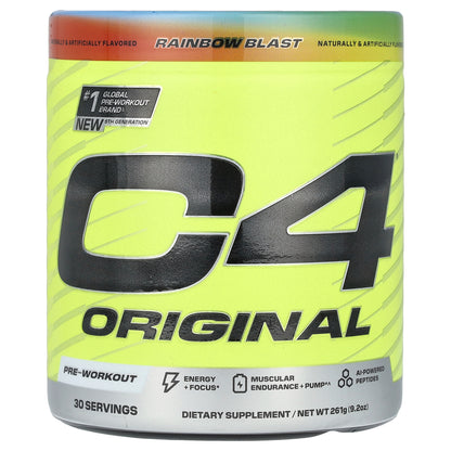 C4 / Cellucor, C4® Original, Pre-Workout, Rainbow Blast, 9.2 oz (261 g)