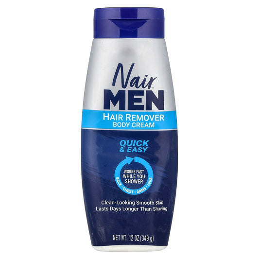 Nair, Men, Hair Remover Body Cream, 12 oz (340 g)
