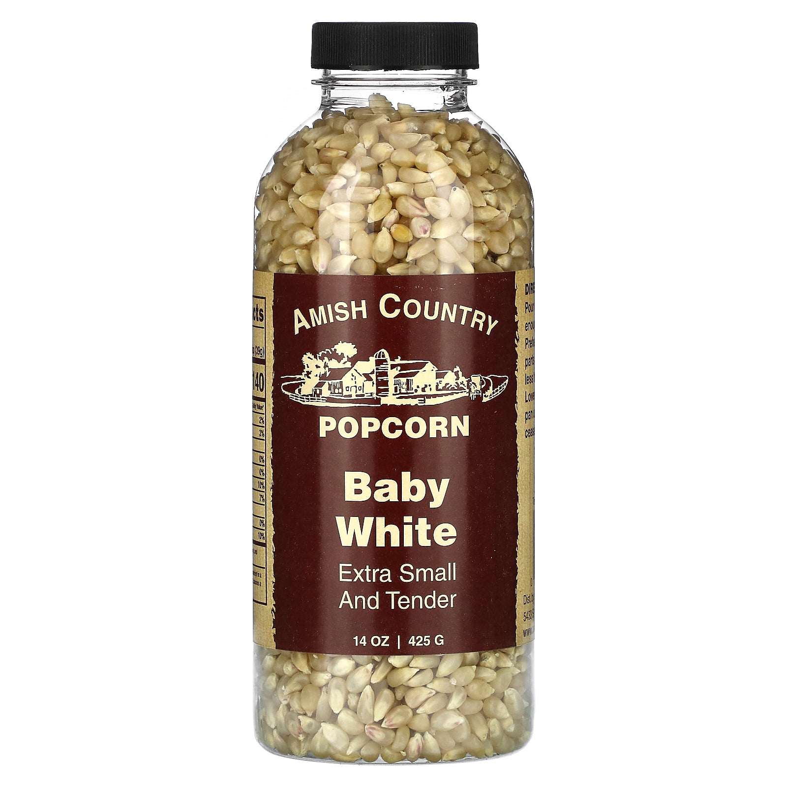 Amish Country Popcorn, Baby White, 14 oz (425 g)
