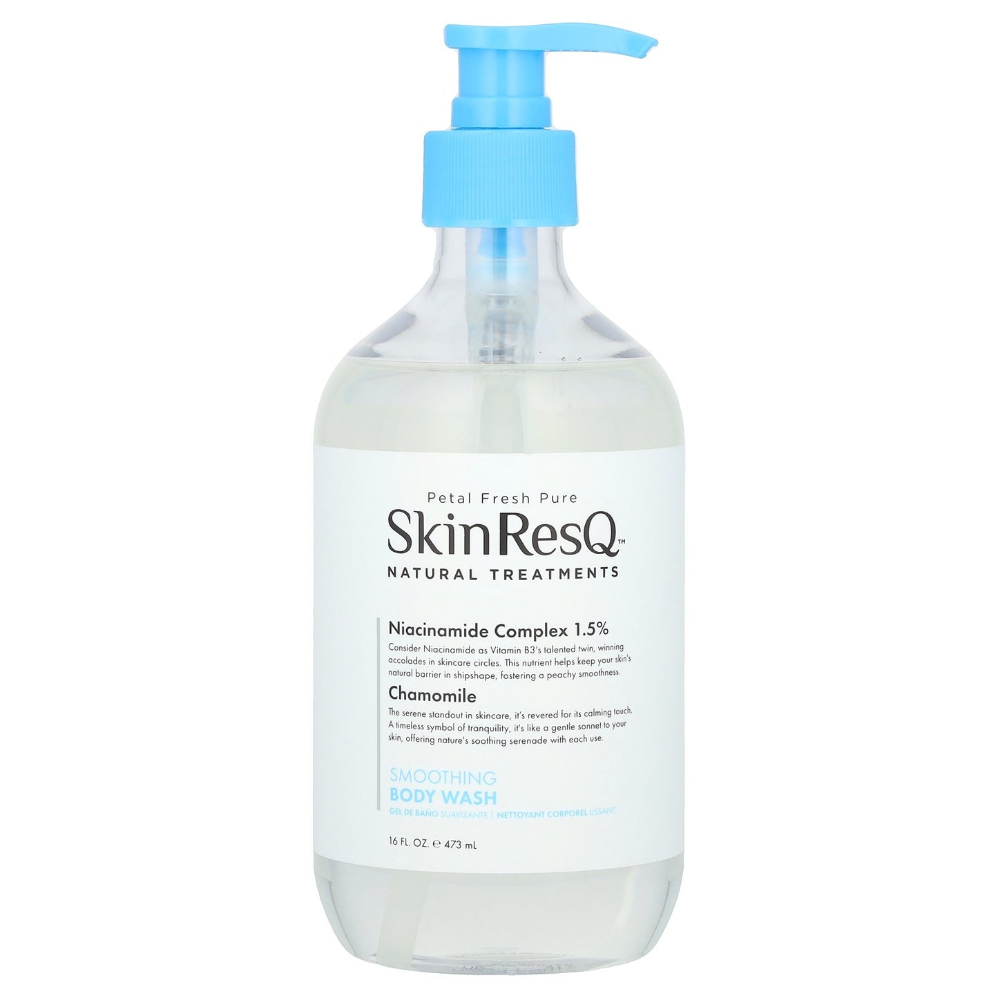 Petal Fresh, Skin ResQ Natural Treatments, Smoothing Body Wash, 16 fl oz (473 ml)