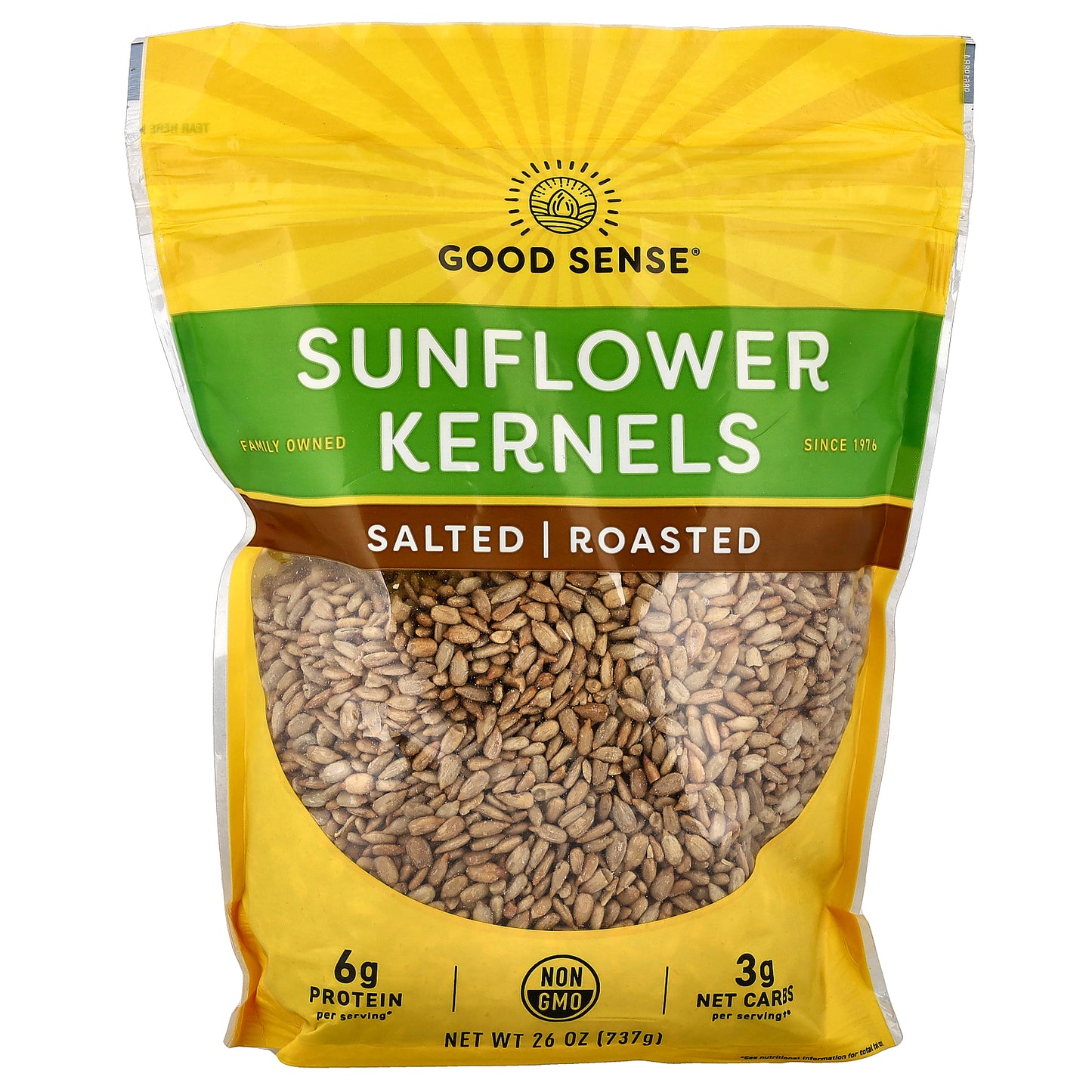 Good Sense, Sunflower Kernels, Salted, Roasted, 26 oz (737 g)