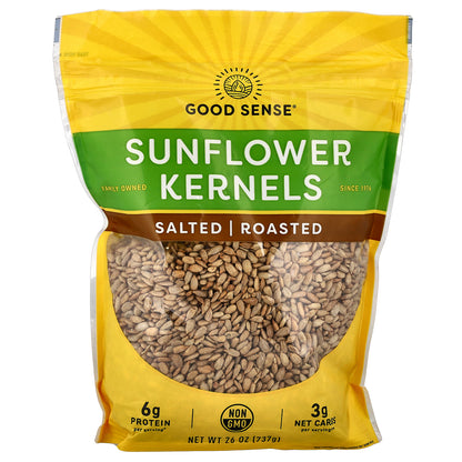 Good Sense, Sunflower Kernels, Salted, Roasted, 26 oz (737 g)