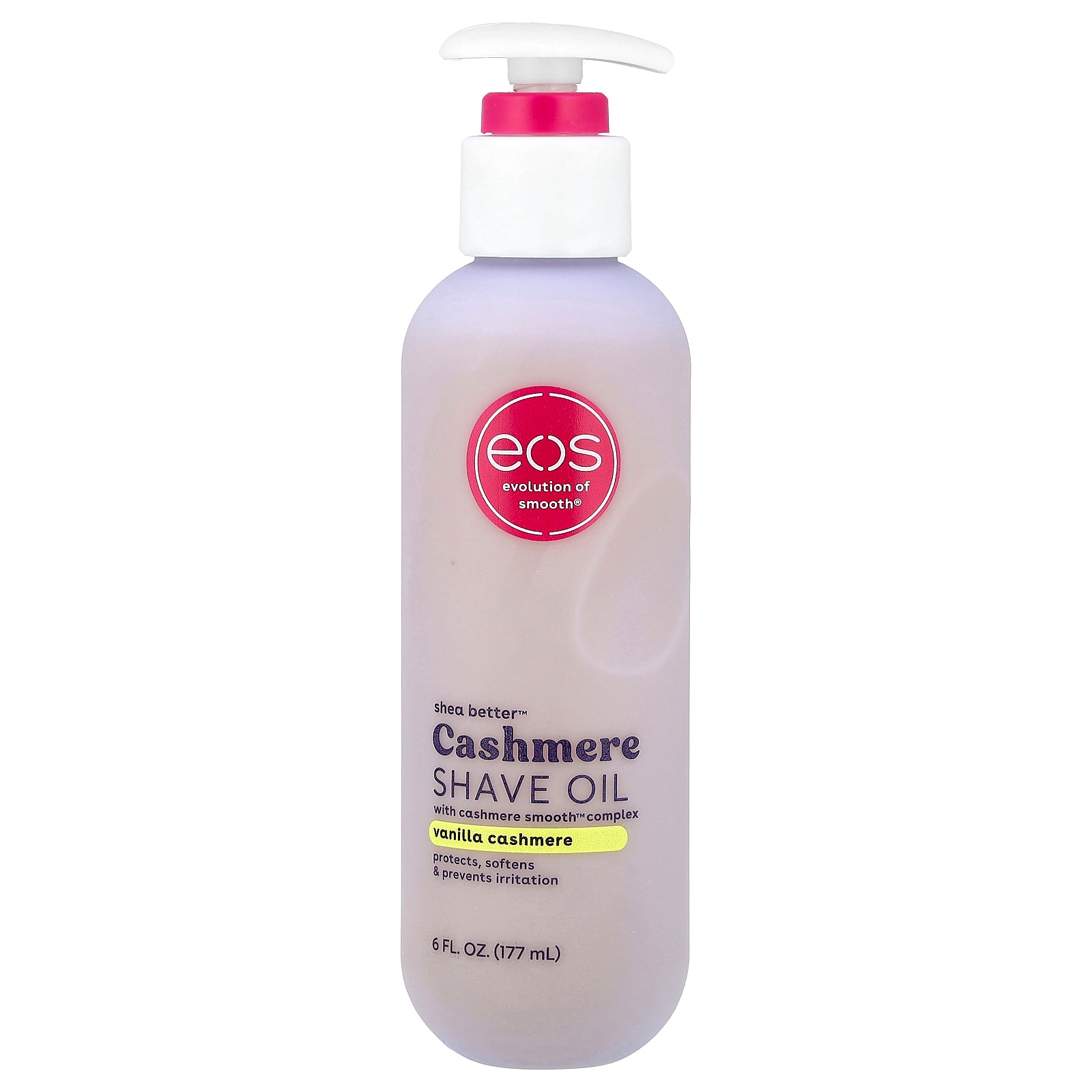 EOS, Shea Better™ Cashmere Shave Oil, Vanilla Cashmere , 6 fl oz (177 ml)