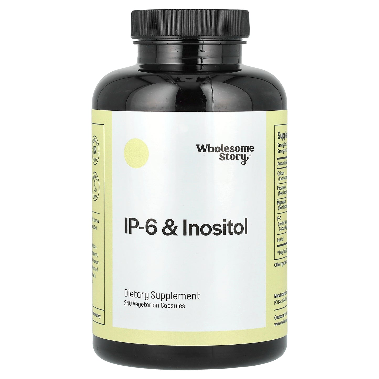 Wholesome Story, IP-6 & Inositol, 240 Vegetarian Capsules