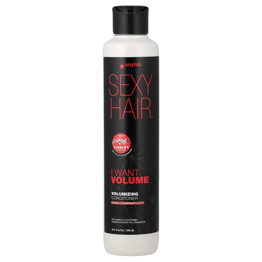 SexyHair, I Want Volume, Volumizing Conditioner, Guava & Starfruit, 1.01 fl oz (300 ml)