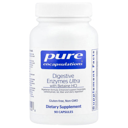 Pure Encapsulations, Digestive Enzymes Ultra With Betaine HCl, 90 Capsules