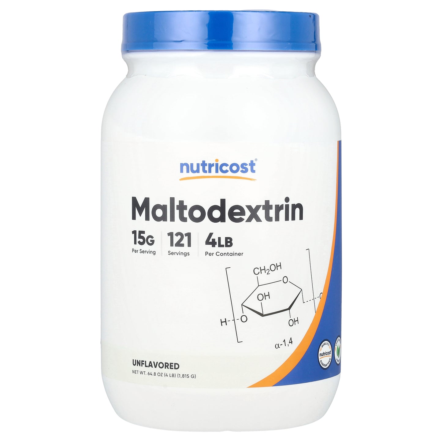 Nutricost, Maltodextrin, Unflavored, 64.8 oz (1,815 g)