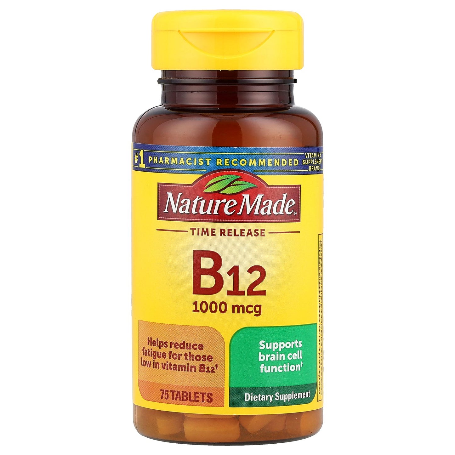 Nature Made, Vitamin B12, Time Release, 75 Tablets