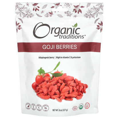 Organic Traditions, Goji Berries, 8 oz (227 g)