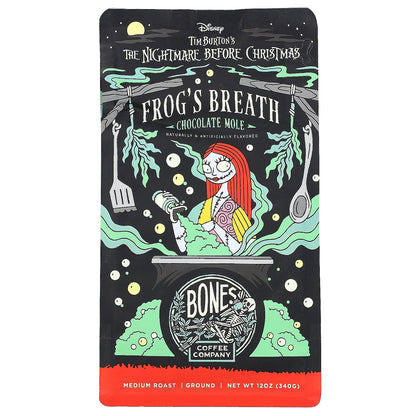 Bones Coffee Company, Frog's Breath, Chocolate Mole, Ground, Medium Roast, 12 oz (340 g)