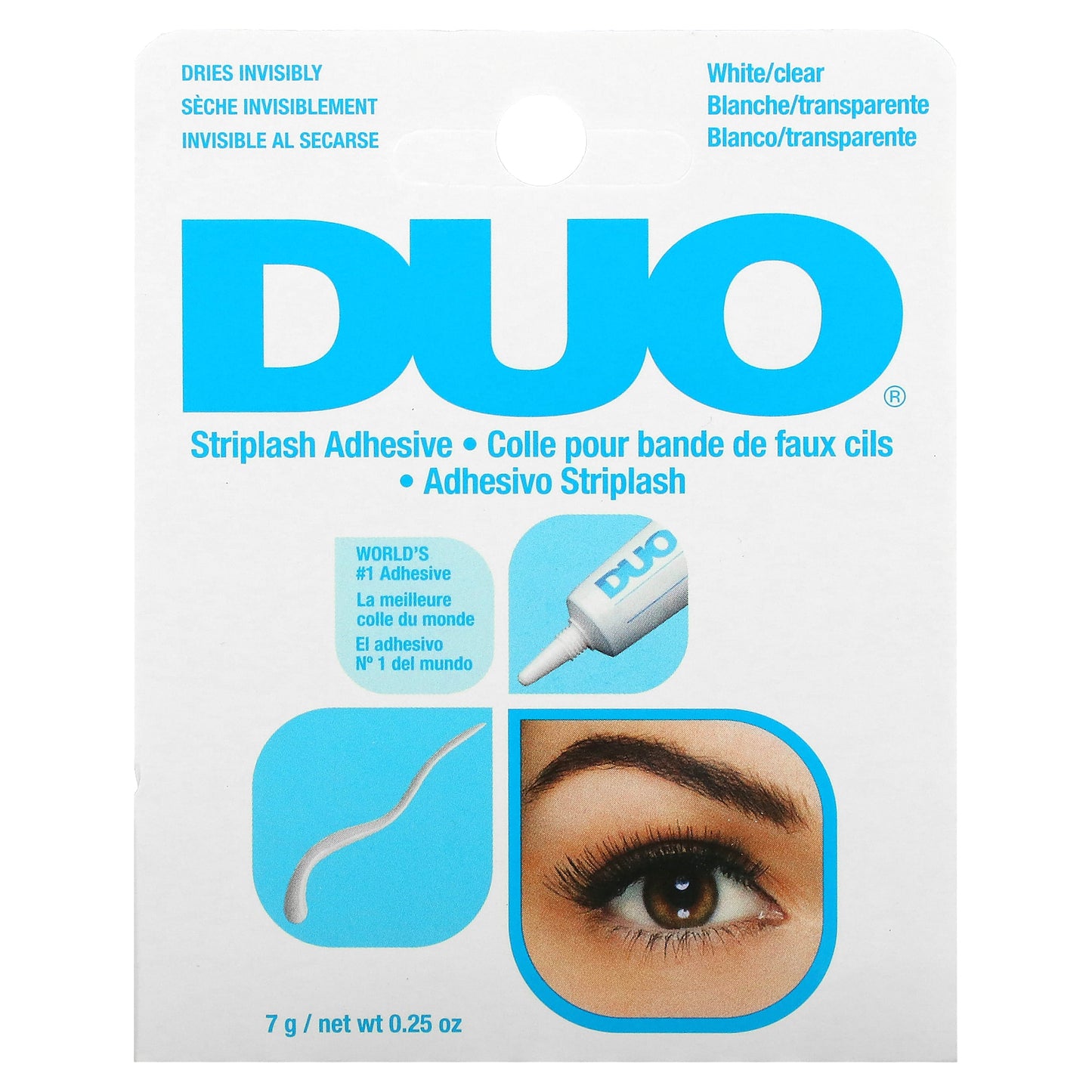 DUO, Striplash Adhesive, White/Clear, 0.25 oz (7 g)