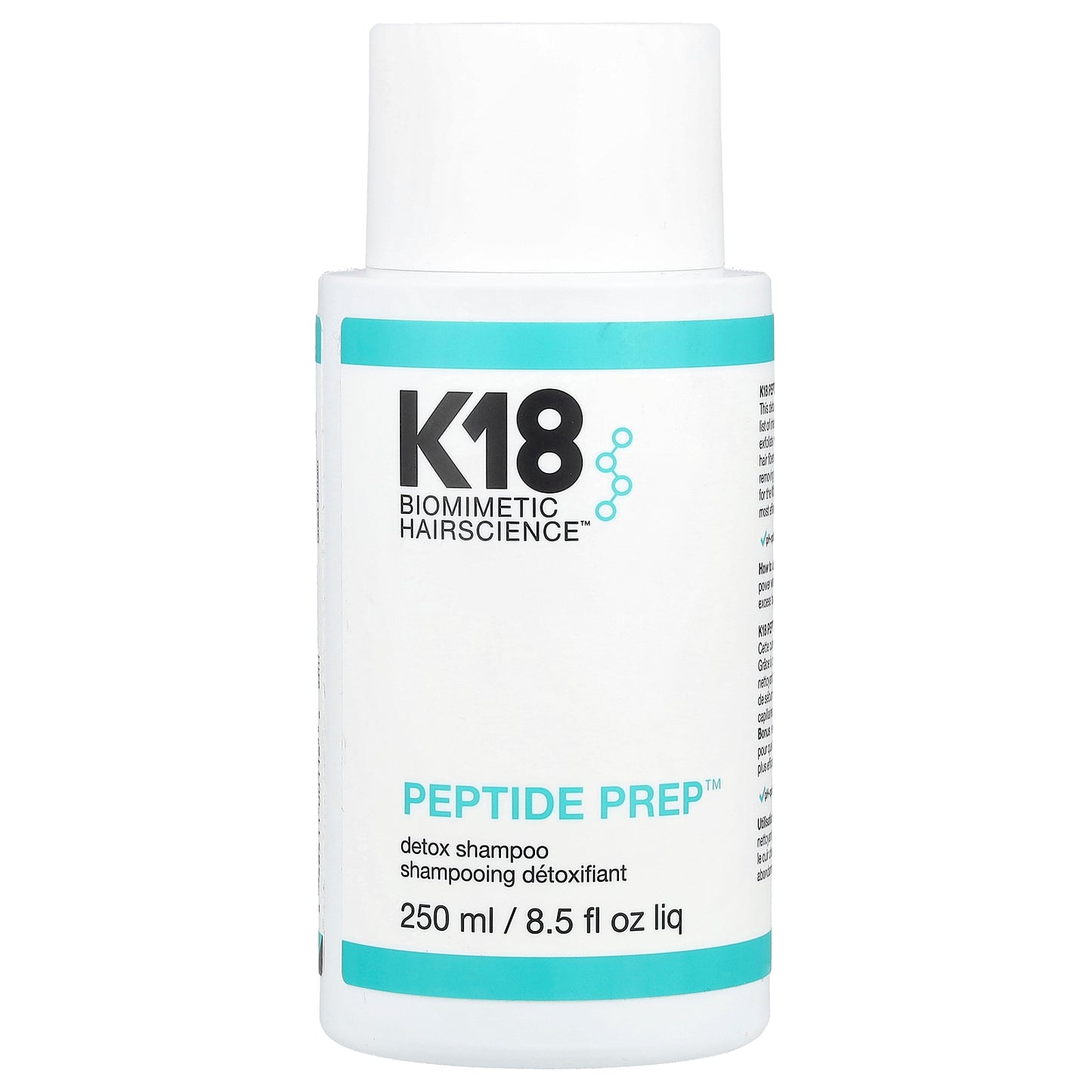 K18, Peptide Prep™, Detox Shampoo, 8.5 fl oz (250 ml)